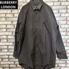 BURBERRY LONDON 長袖シャツ　光沢