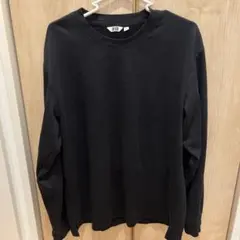UNIQLOエアリズム　メンズクルーネックTシャツ　黒　Lサイズ