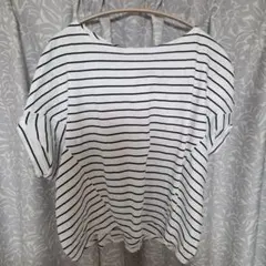【6/17まで】SHARE PARK ボーダー柄 半袖Tシャツ サイズ1のサムネイル