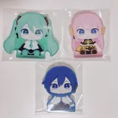 プロセカ　マイセカイ　アクリルフィギュア　初音ミク　巡音ルカ　KAITO