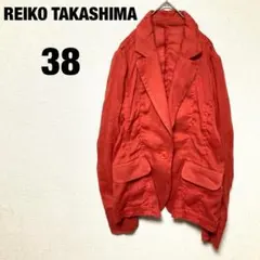 REIKO TAKASHIMAジャケットアウターM シアー感　麻キュプラ派手無地のサムネイル