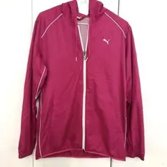 Puma ピンク ウィンドブレーカー フルジップ