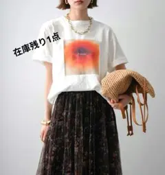 【新品】ニュアンスフローラルフォトTEE/OFF1 サイズ　リュミエ同型のサムネイル