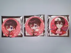 AMPTAK あっとくん 缶バッジ3点セット