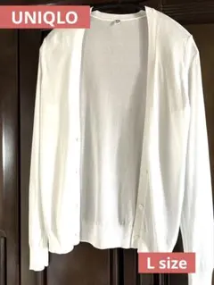 【UNIQLO】ライトVネックカーディガン　L size