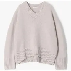 美品✨　GALERIE VIE 21AW ファインウール Vネックプルオーバー