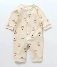 【未使用】アプレレクール 長袖ロンパース　80サイズ