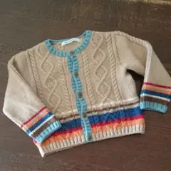 ★お値下げ★ファミリア familiar ニットカーディガン 90センチ