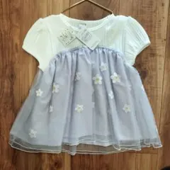 花柄刺繍付きチュニック