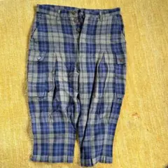 【最終価格】Vivienne Westwood チェック柄カーゴパンツ 46のサムネイル