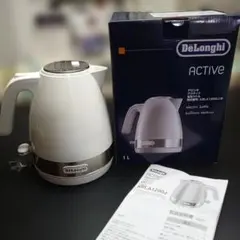 DeLonghi 電気ケトル ホワイト 1.0L　デロンギのサムネイル