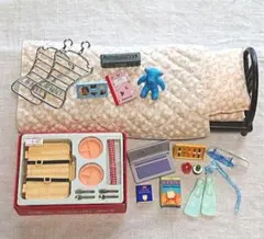 ジェニー タカラ 当時物 ミニチュア小物 ベッド 家具 リカちゃんキャッスル
