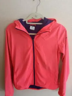 ナイキ NIKE　ドライフィットウィンドブレーカー フード付 L ピンク