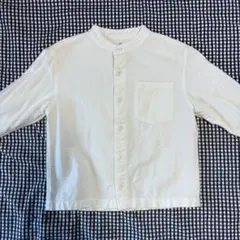 Muji 無印良品 長袖ボタンシャツ 100%綿110cm