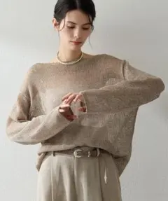 Whim Gazette ボートメッシュニットプルオーバー - メルカリ