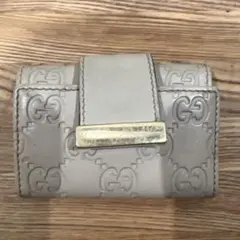 Gucci GGパターン キーケース グレー