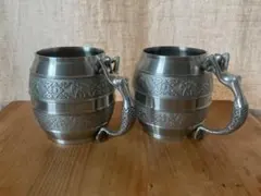 食器①　ビアマグ　Oriental Pewter製　錫製　Thailand