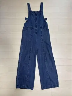 美品】JEANASIS(ジーナシス) デニムサロペット オールインワン バギー
