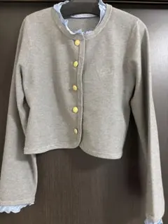 セルフォード　フリルデタッチャブルカーディガン