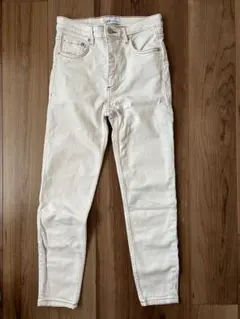 ZARA ホワイト スキニーデニム EUR 36