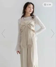 2wayストラップリボンロンパースのサムネイル