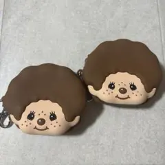 モンチッチ シリコンフェイスポーチ