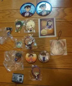 名探偵コナン　バッジ　アクスタ　キーチェーン　フィギュア　など　14点セット