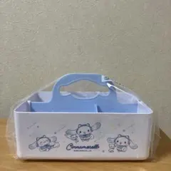 サンリオショップ スマイル 景品 はぴだんぶい 収納かご ブルー