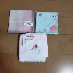 フルラハンカチピンク、水色 renomaハンカチピンク