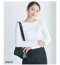 ディープラウンドネックリブカットソー　basement online