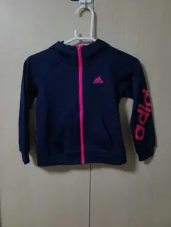 【adidas】 フード付きジャージ(110cm)