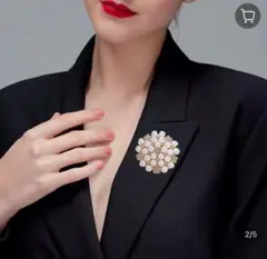 ブローチ　パール　卒業式　入学式　卒園式　入園式　コサージュ　　フォーマル