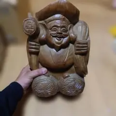 大黒天 土人形 民藝 骨董品 彫刻 置物 縁起物 郷土玩具 - メルカリ