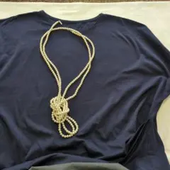 ホワイトパール ロングネックレス