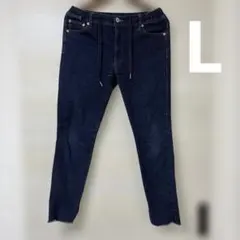 チャオパニック　ティピー　デニムパンツ　ズボン　L ブルー　レディース　長ズボンのサムネイル