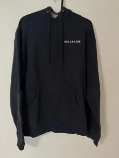 Hellrazor パーカー ネイビー　人気ストリートブランド 古着