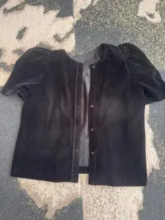 ELFR 黒 ポリエステル 半袖トップスのサムネイル