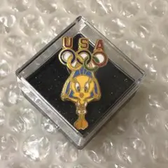 アトランタオリンピック USA アメリカ 新体操 Tweety ピンバッジ