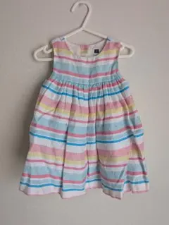 ボーダーワンピース 12-18m