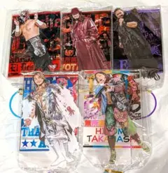 GIGO限定　新日本プロレス　ビッグアクリルスタンド　全5種セットのサムネイル