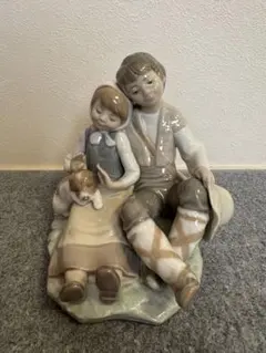 リヤドロ　lladro 幼馴染み