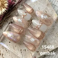 6ネイルチップ　ニュアンスネイル　大理石ネイル　マグネットネイル　入学式ネイル