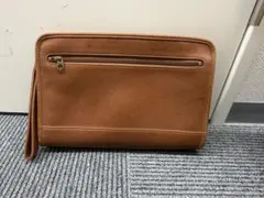 COACH オールドコーチ クラッチバック セカンドバッグ ブラウン　9833