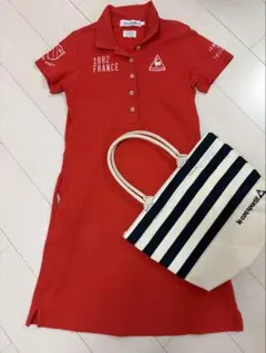 le coq sportif ゴルフウェア ワンピース＋トートバッグ セット