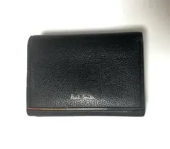 Paul Smith 黒 本革　三つ折り財布