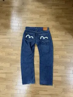 エヴィス ジーンズ　ダメージ加工 デニムパンツ　カモメ 2000　No2 赤耳のサムネイル