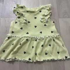 アプレレクール♡ ハート柄フリル付きトップスのサムネイル