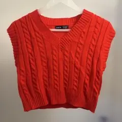 SHEIN / ケーブルニットセーターベスト
