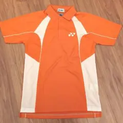 YONEX オレンジ ポロシャツ S