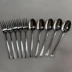 18-10ステンレス カトラリーセット 10点